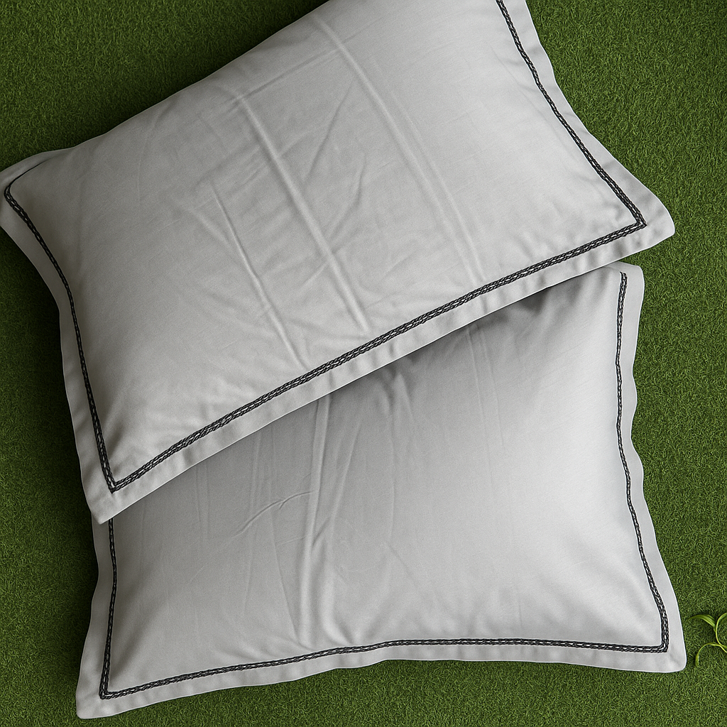 300 TC grey Pillow cover - Set of 2