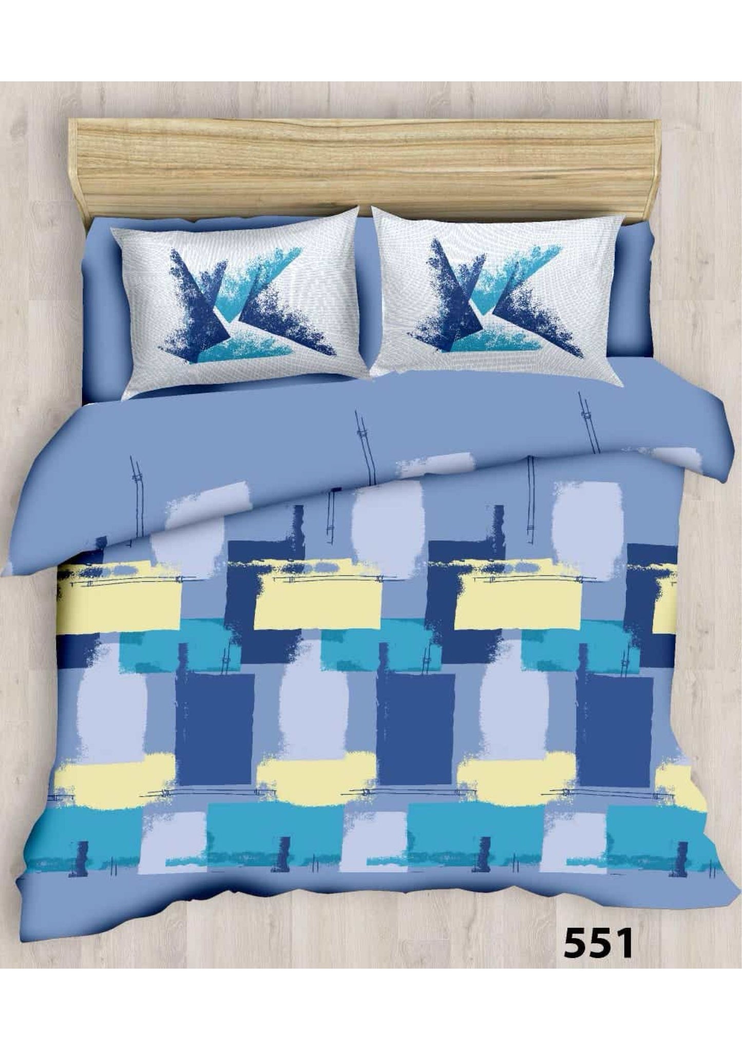 King size cotton bedsheet with 2 pillow covers - 108 x 108 | SIT. collection
