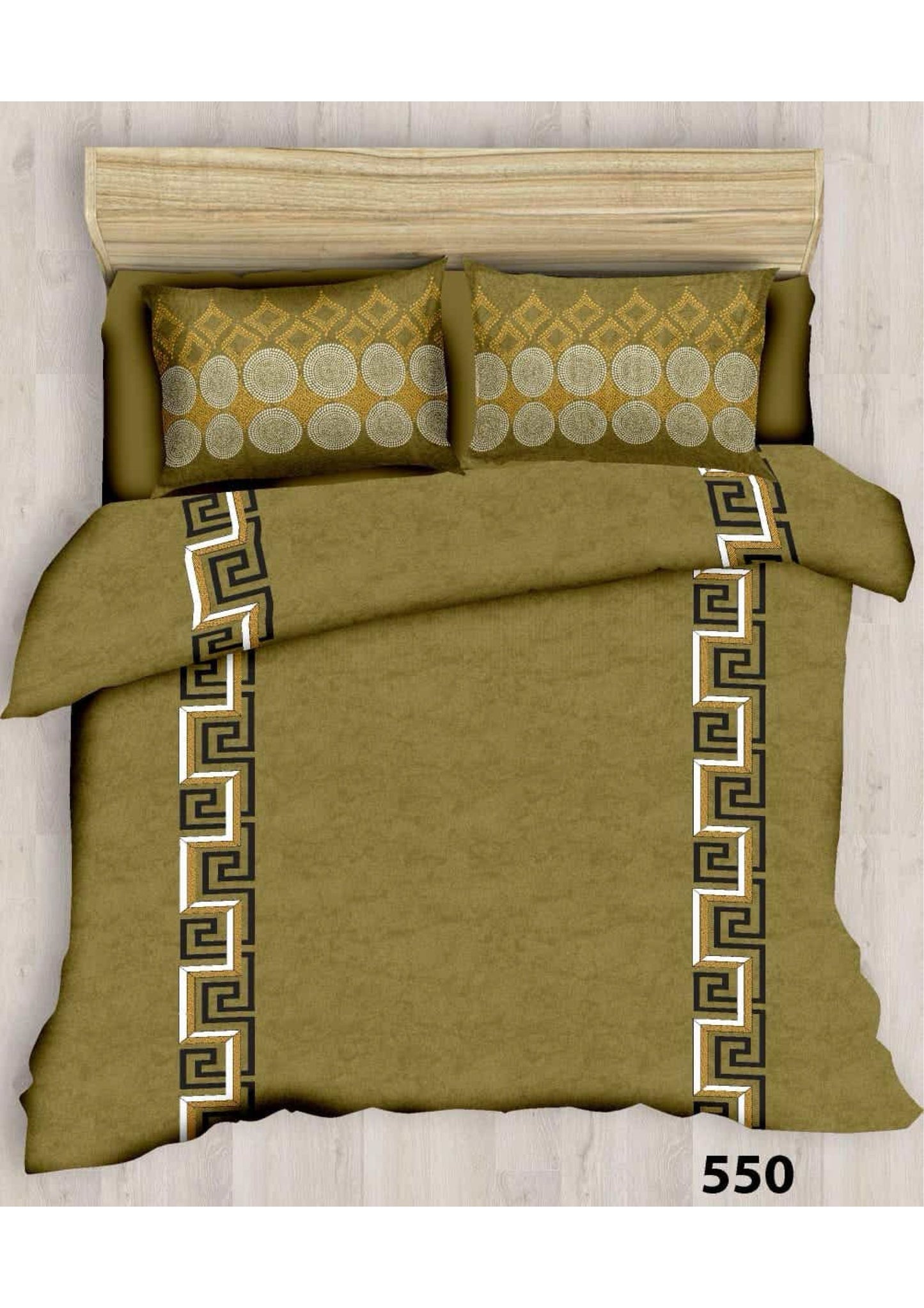 King size cotton bedsheet with 2 pillow covers - 108 x 108 | SIT. collection