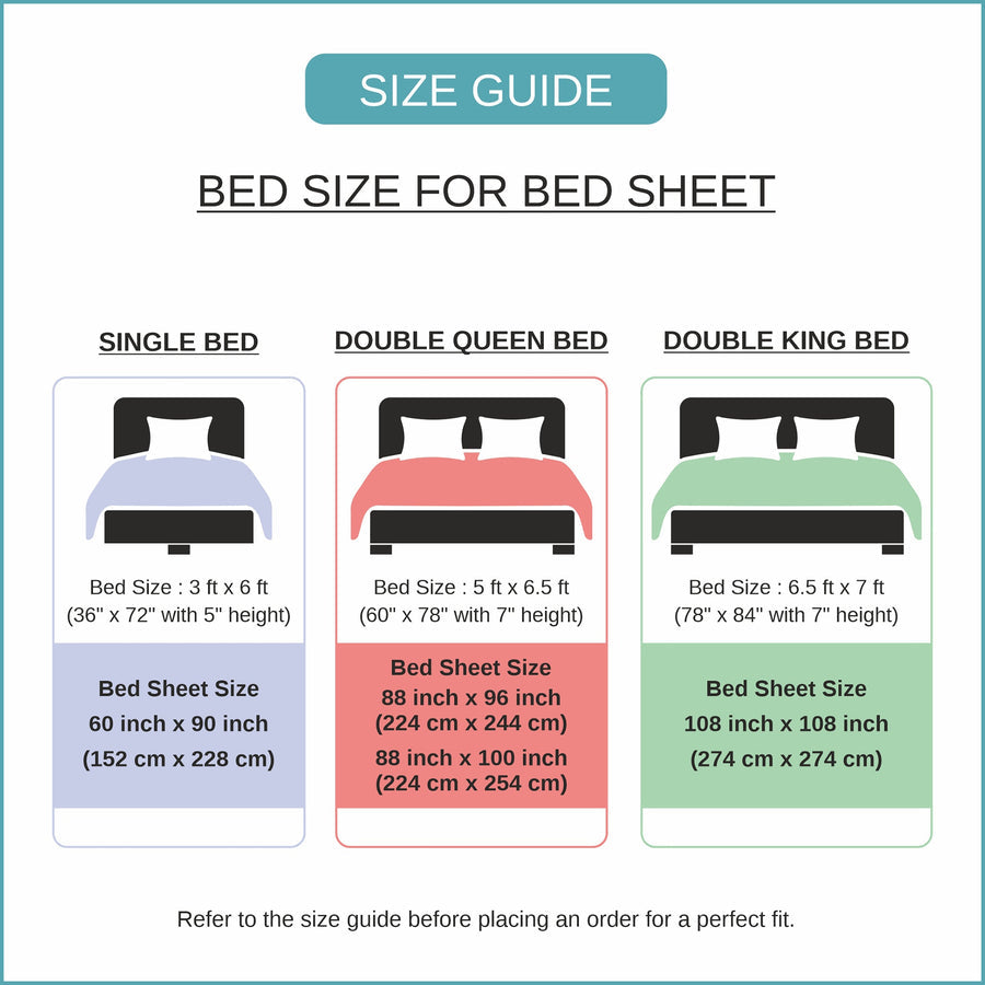 Digital Peacock King size bedsheet with 2 pillow covers - 108 x 108 |Luxury. collection