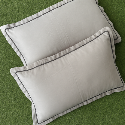 300 TC light grey Pillow cover - Set of 2