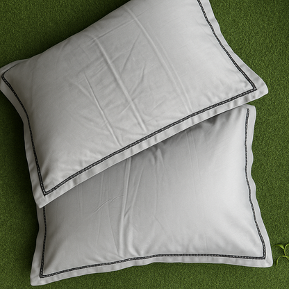 300 TC grey Pillow cover - Set of 2