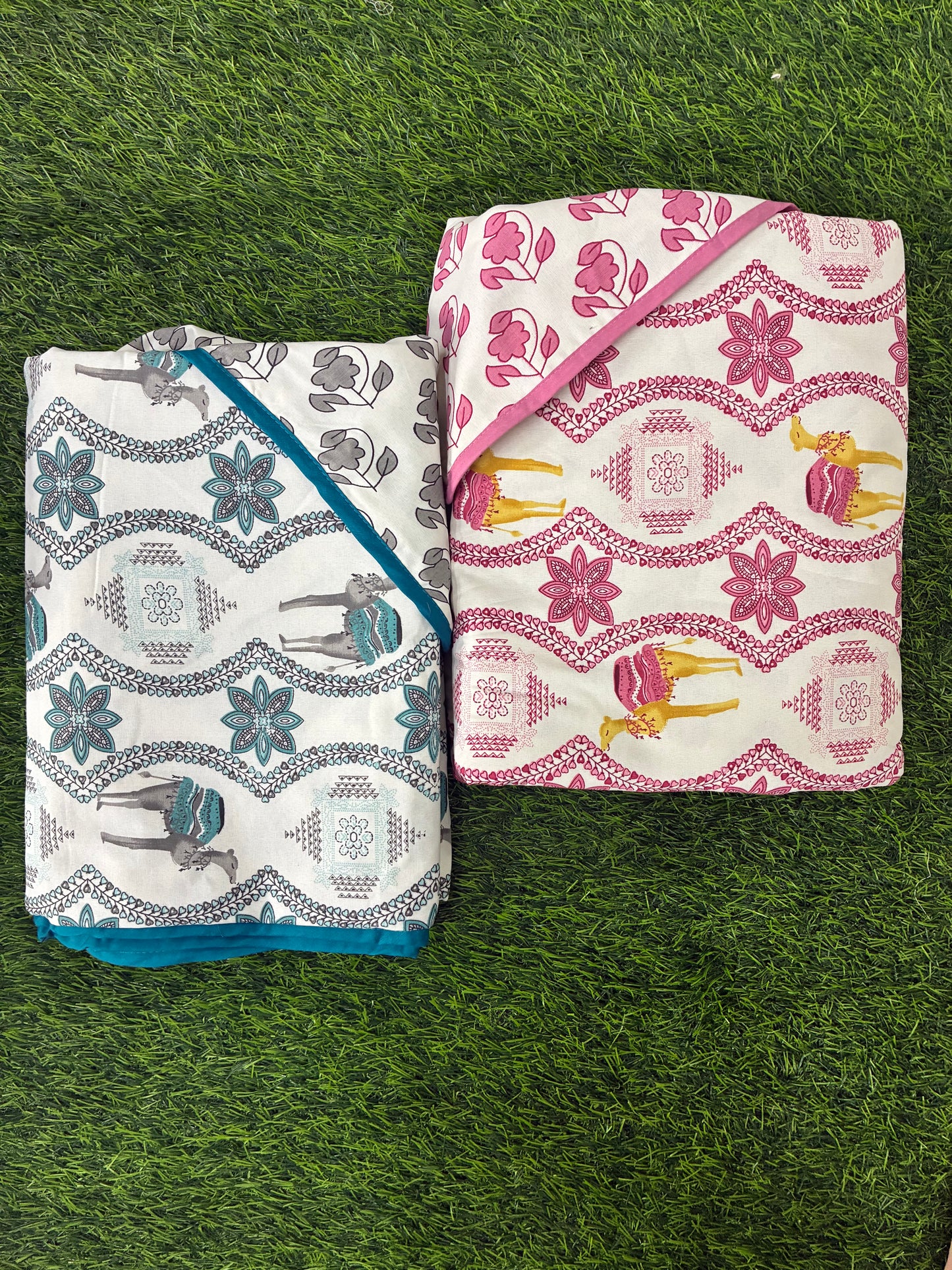 Reversible Cotton AC Dohar - Double Bed