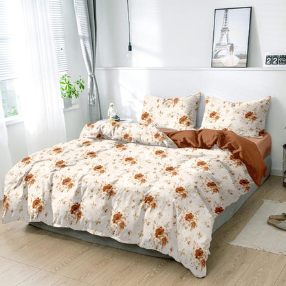Flora King size cotton bedsheet with 2 pillow covers - 108 x 108 | RR Collection