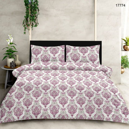 Royal Rosewood king size cotton bedsheet with 2 pillow covers - 108 x 108 | RR Collection
