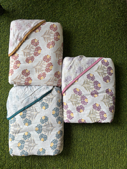 Reversible Cambric Cotton AC Dohar - Double Bed