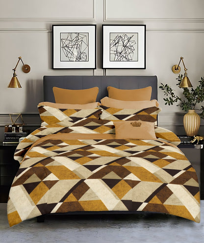 King size cotton bedsheet with 2 pillow covers - 108 x 108 | SUP. collection