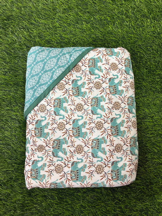 Reversible Cotton AC Dohar - Single Bed