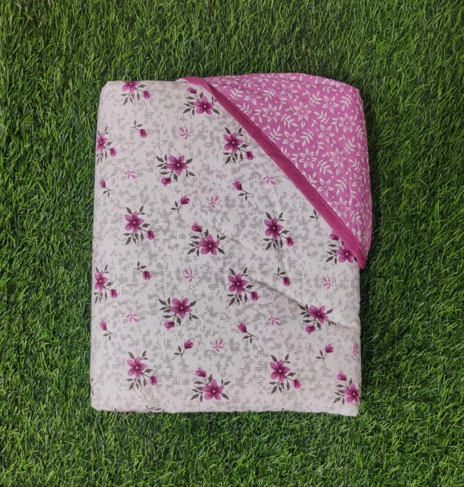 Reversible Cambric Cotton AC Dohar - Double Bed
