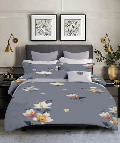Cool breeze King size cotton bedsheet with 2 pillow covers - 108 x 108 | RR Collection