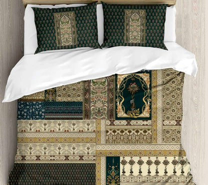 The Heritage Edit Digital Printed King size bedsheet with 2 pillow covers - 108 x 108 | Luxury collection