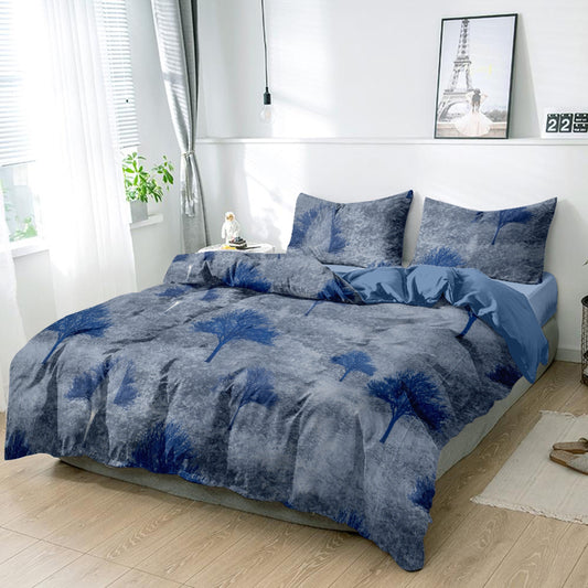 Nature comfort King size cotton bedsheet with 2 pillow covers - 108 x 108 | RR Collection