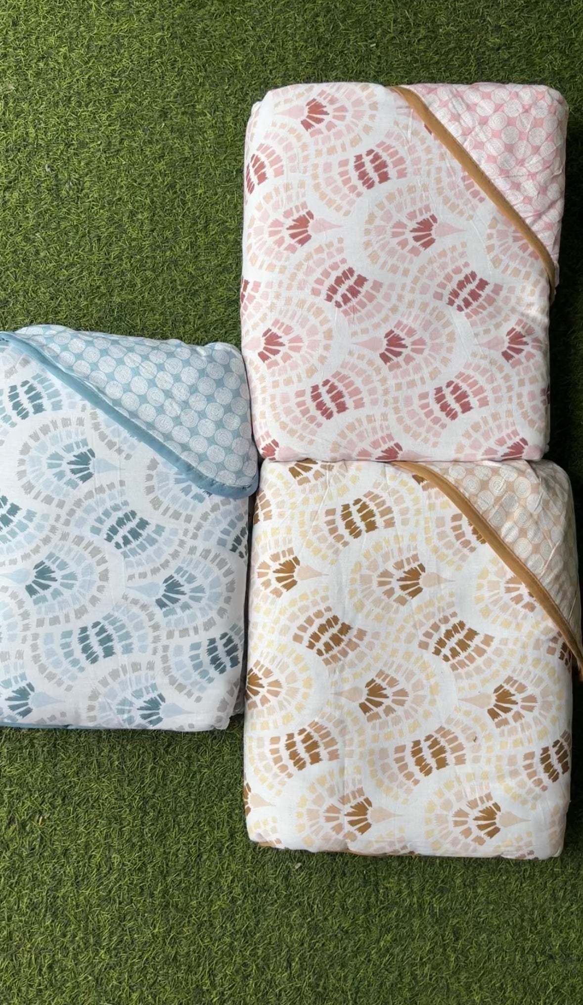Reversible Cambric Cotton AC Dohar - Double Bed