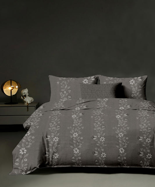 King size cotton bedsheet with 2 pillow covers - 108 x 108 | RR Collection