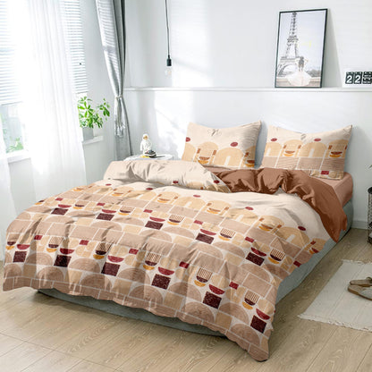 Designer King size cotton bedsheet with 2 pillow covers - 108 x 108 | RR Collection