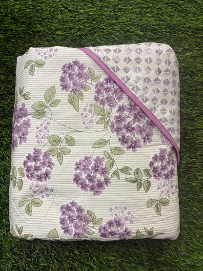 Reversible Cambric Cotton AC Dohar - Single Bed