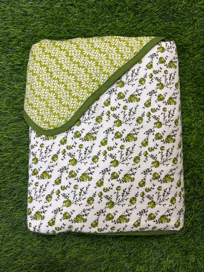 Reversible Cambric Cotton AC Dohar - Double Bed