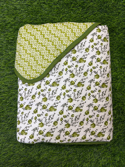 Reversible Cambric Cotton AC Dohar - Double Bed