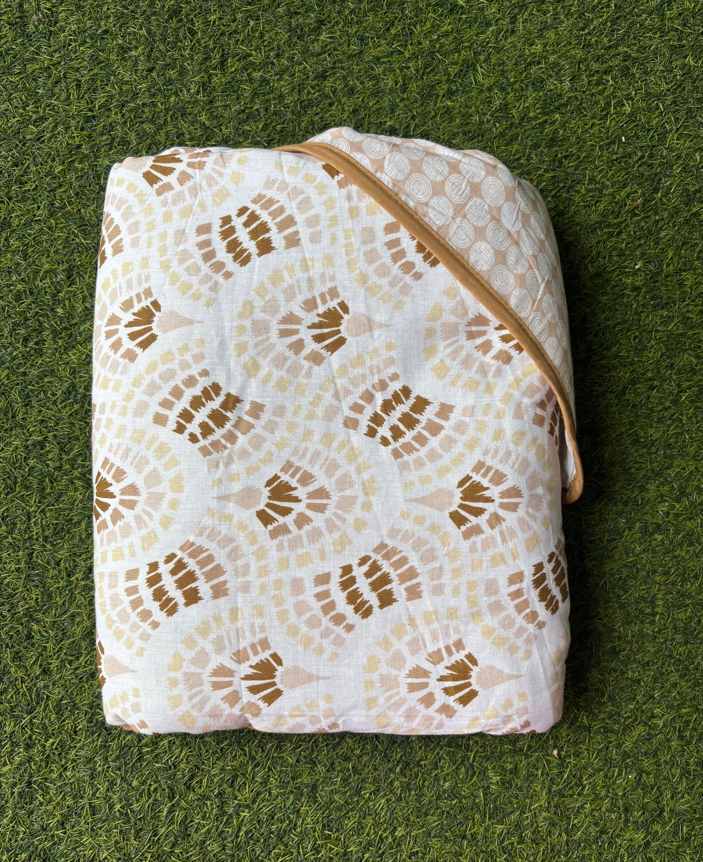 Reversible Cambric Cotton AC Dohar - Single Bed