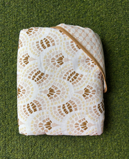 Reversible Cambric Cotton AC Dohar - Single Bed