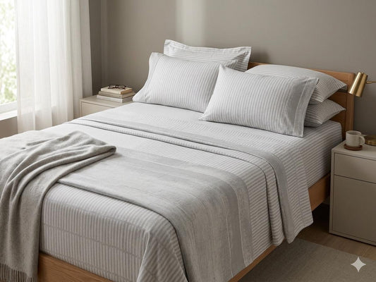 Export King size bedsheet with 2 pillow covers - 108 x 108 |Luxury. collection