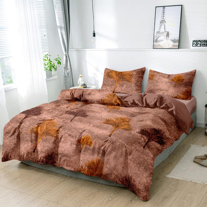 Nature Dreams king cotton bedsheet with 2 pillow covers - 108 x 108 | RR Collection
