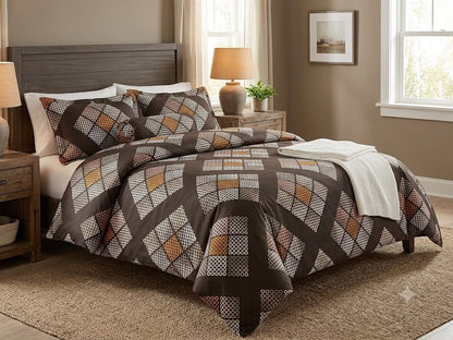 Box Procian King size cotton bedsheet with 2 pillow covers - 108 x 108 Sup