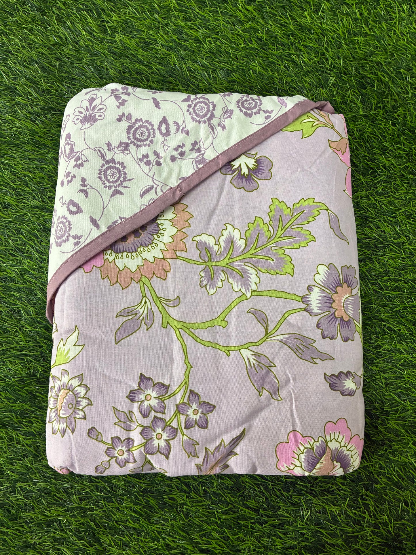 Reversible Cotton AC Dohar - Single Bed