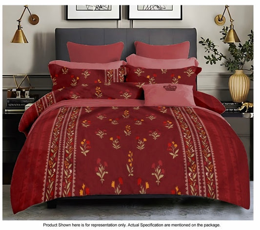 King size cotton bedsheet with 2 pillow covers - 108 x 108 | SUP. collection
