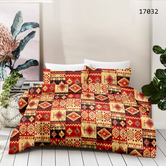 King size cotton bedsheet with 2 pillow covers - 108 x 108 | SUP. collection