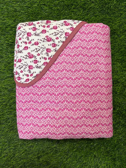 Reversible Cambric Cotton AC Dohar - Double Bed