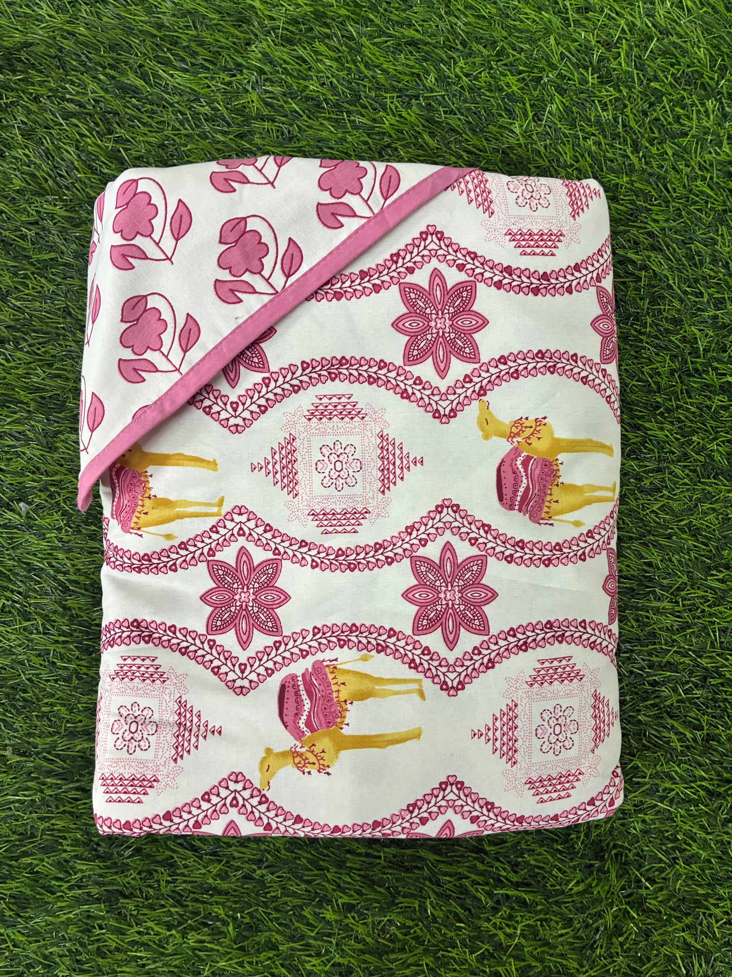 Reversible Cotton AC Dohar - Double Bed