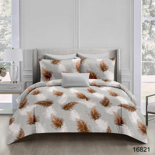 King size cotton bedsheet with 2 pillow covers - 108 x 108 | RR Collection