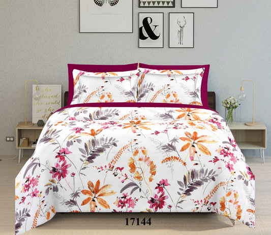 Royal Rosewood king size cotton bedsheet with 2 pillow covers - 108 x 108 | RR Collection