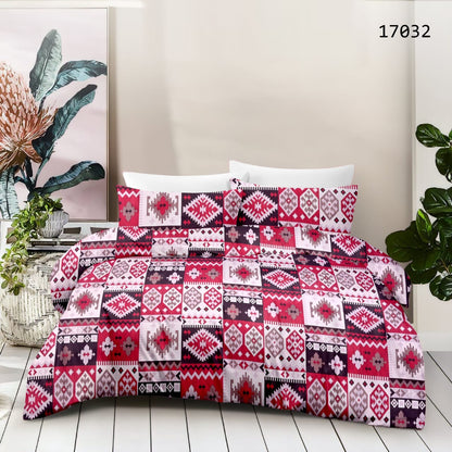 King size cotton bedsheet with 2 pillow covers - 108 x 108 | SUP. collection
