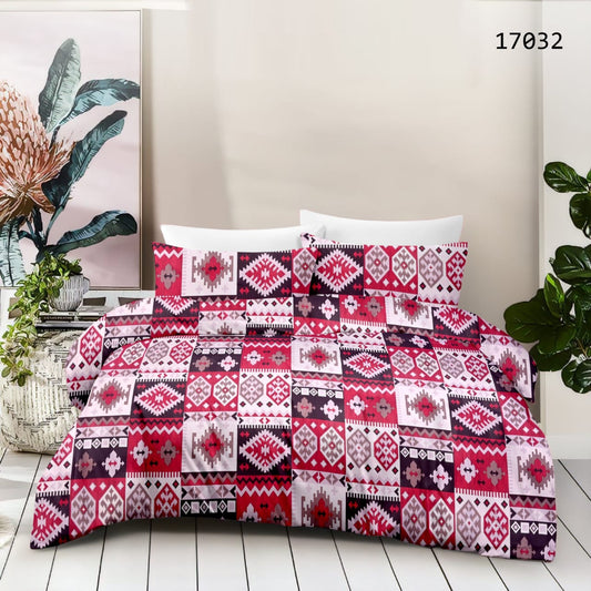King size cotton bedsheet with 2 pillow covers - 108 x 108 | SUP. collection