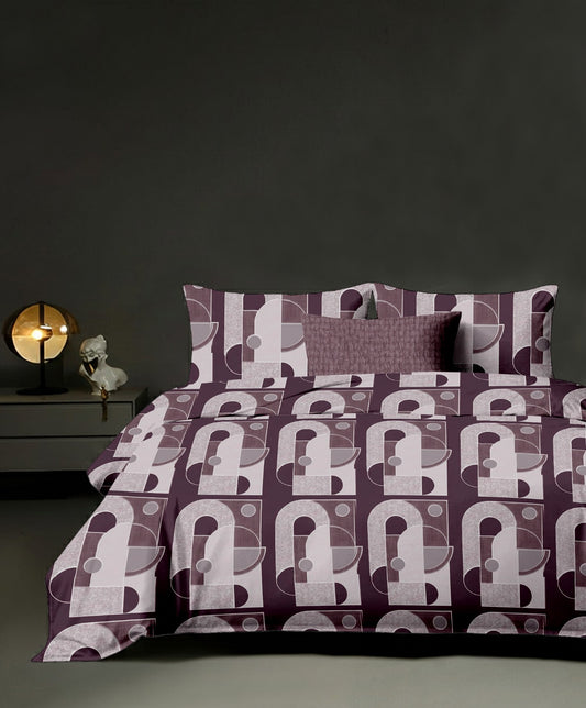 King size cotton bedsheet with 2 pillow covers - 108 x 108 | RR Collection