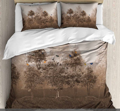Loomora Digital Printed King size bedsheet with 2 pillow covers - 108 x 108 |Luxury collection