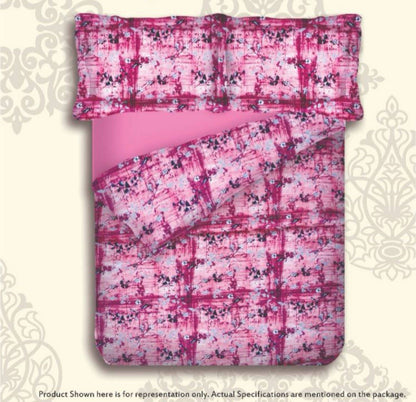 Single Bed 100% cotton bedsheet with 1 pillow cover - 60 x 90| SIG. collection