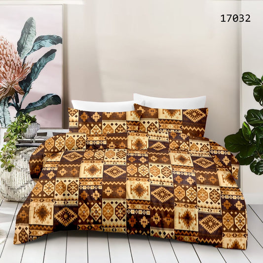 King size cotton bedsheet with 2 pillow covers - 108 x 108 | SUP. collection