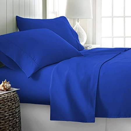 Premium 400 TC King size cotton bedsheet with 2 pillow covers - 108 x 108 | SOLID. collection