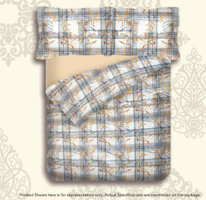 Single Bed 100% cotton bedsheet with 1 pillow cover - 60 x 90| SIG. collection