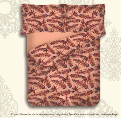 Single Bed 100% cotton bedsheet with 1 pillow cover - 60 x 90| SIG. collection