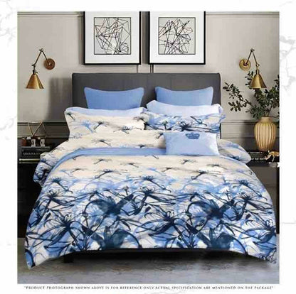 Queen Double bed 100% cotton bedsheet with 2 pillow covers - 90 x 100 | SG. collection