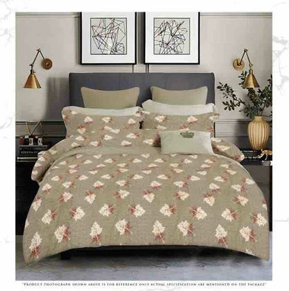 Queen Double bed 100% cotton bedsheet with 2 pillow covers - 90 x 100 | SG. collection
