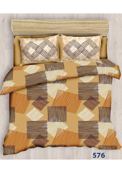 King size cotton bedsheet with 2 pillow covers - 108 x 108 | SIT. collection