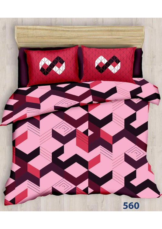 King size cotton bedsheet with 2 pillow covers - 108 x 108 | SIT. collection