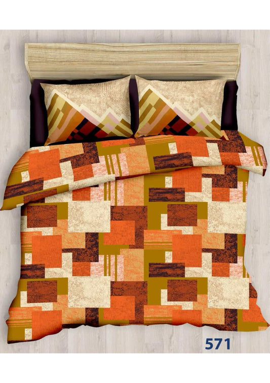 King size cotton bedsheet with 2 pillow covers - 108 x 108 | SIT. collection