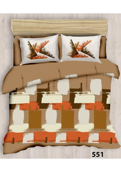 King size cotton bedsheet with 2 pillow covers - 108 x 108 | SIT. collection