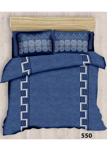 King size cotton bedsheet with 2 pillow covers - 108 x 108 | SIT. collection